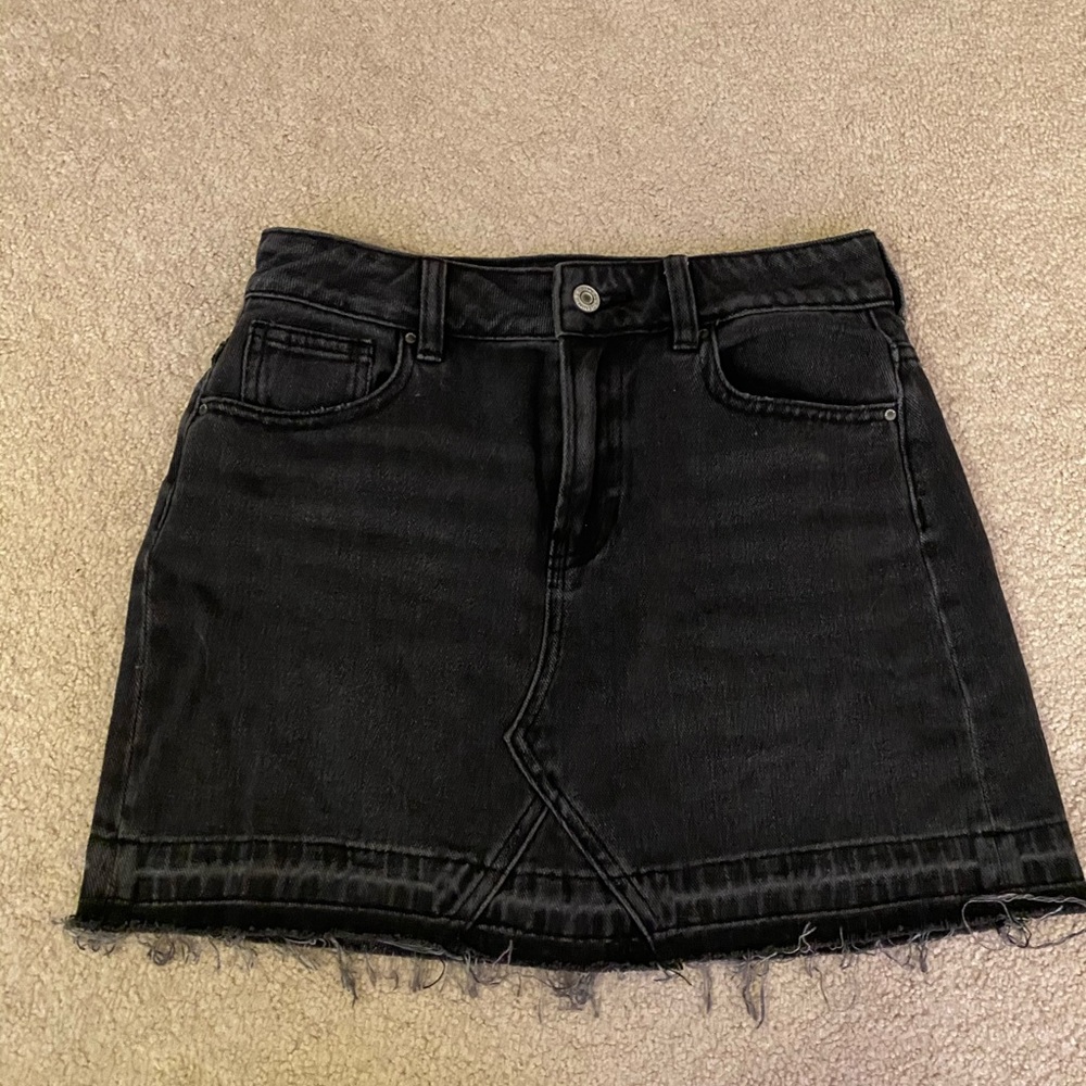 Pacsun Black Denim Skirt